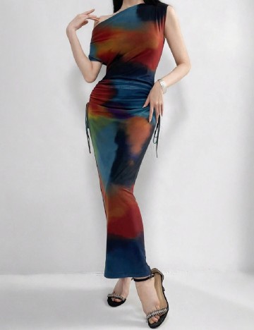 
						Rochie lunga SHEIN, mix culori