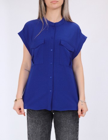 
						Camasa Vero Moda, albastru