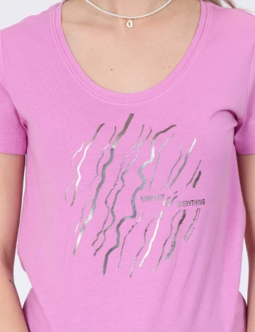 Tricou s.Oliver, roz Roz