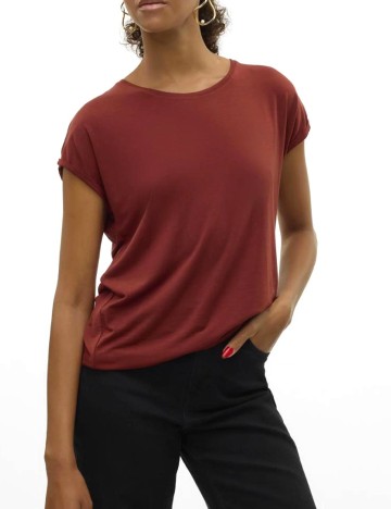 
						Tricou Vero Moda, caramiziu