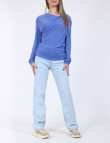 Bluza Jacqueline de Yong, albastru