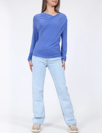 Bluza Jacqueline de Yong, albastru