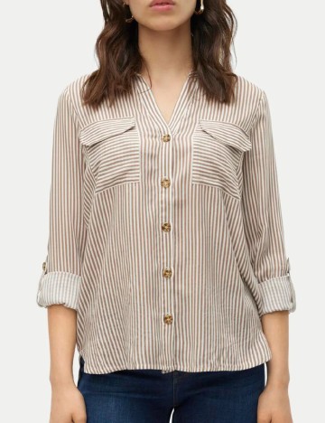 
						Camasa Vero Moda, maro