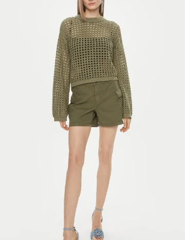 Bluza Jacqueline de Yong, verde Verde