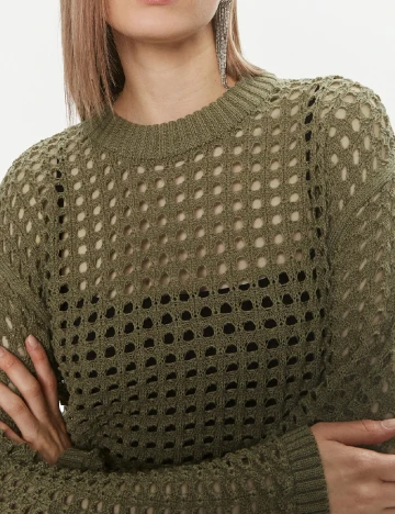 Bluza Jacqueline de Yong, verde Verde