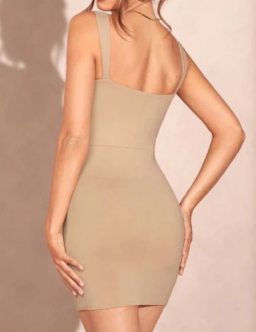 Rochie scurta SHEIN, bej