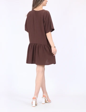 Rochie scurta Noisy May, maro Maro