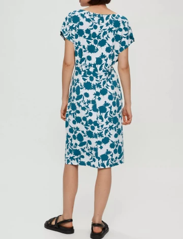 Rochie medie s.Oliver, turcoaz