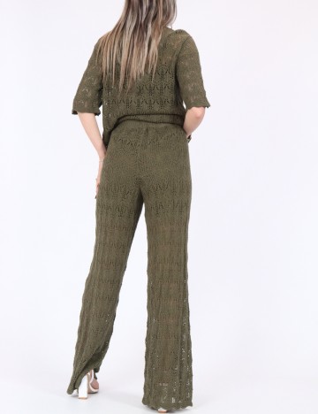Pantaloni Jacqueline de Yong, verde
