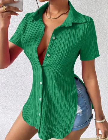 Camasa SHEIN, verde