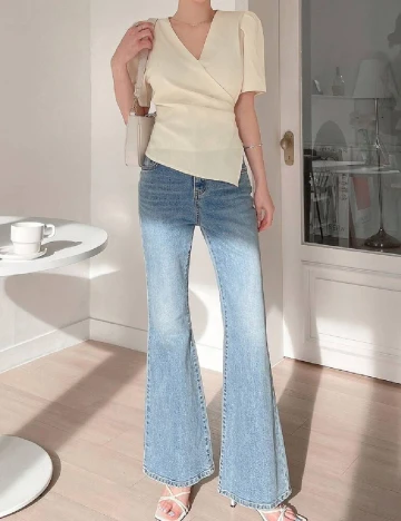 Bluza Dazy, crem