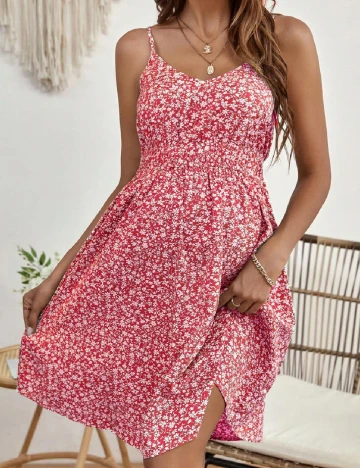Rochie scurta SHEIN Maternity, rosu Rosu