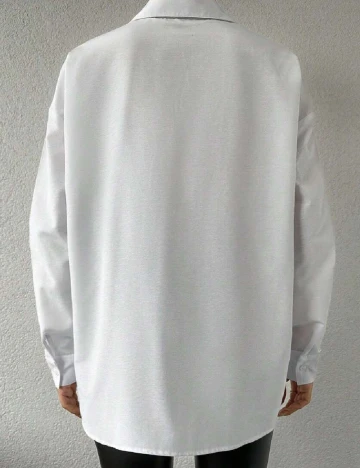 Camasa SHEIN, alb Alb