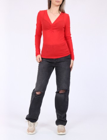 Bluza Jacqueline de Yong, rosu