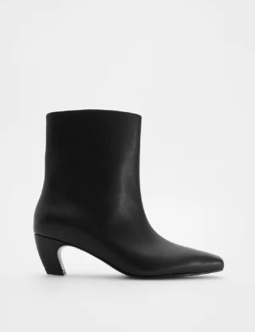 Botine Reserved, negru Negru