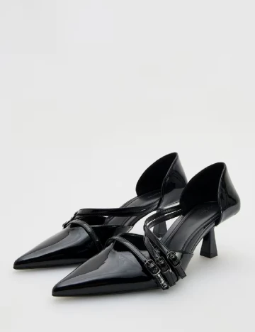 Pantofi Reserved, negru