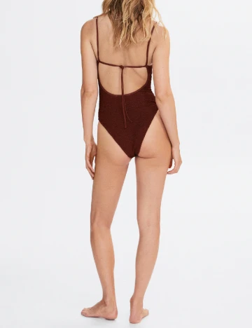 Costum de baie Mango, maro