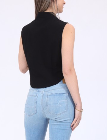 Top Vero Moda, negru