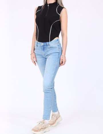 Top Vero Moda, negru