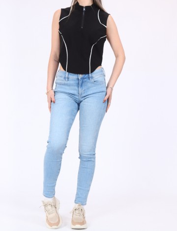 Top Vero Moda, negru