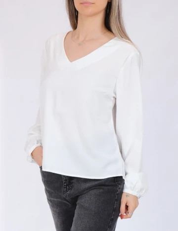 Bluza Only, alb