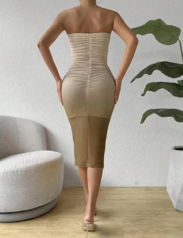 Rochie medie SHEIN, bej