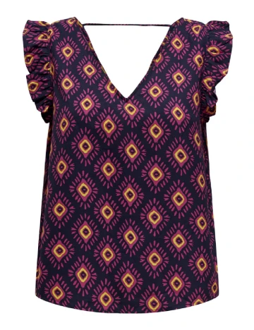 Bluza Only, bleumarin Albastru