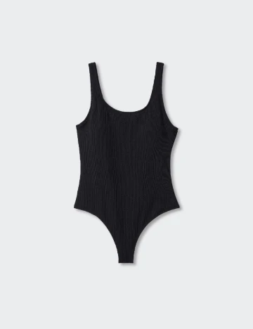 Costum de baie Mango, negru Negru