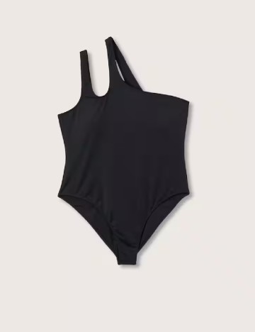Costum de baie Mango Violeta, negru