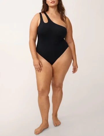 Costum de baie Mango Violeta, negru
