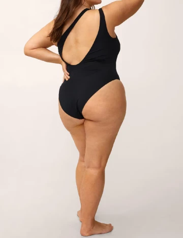 Costum de baie Mango Violeta, negru
