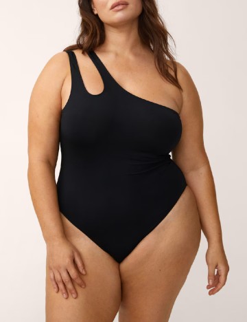 
						Costum de baie Mango Violeta, negru