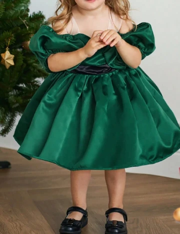Rochie Shein Kids, verde