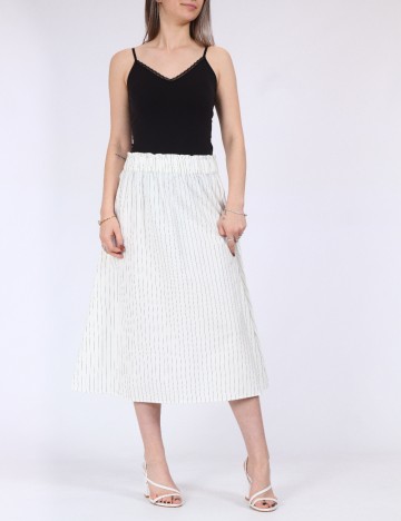 Fusta Vero Moda, alb