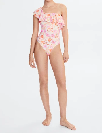 Costum de baie Mango, floral print Floral print