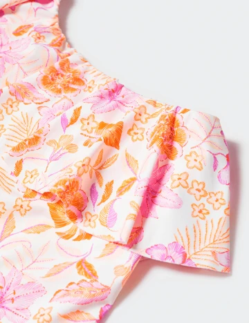 Costum de baie Mango, floral print Floral print