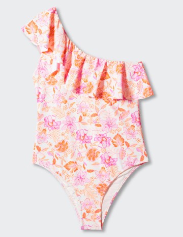 Costum de baie Mango, floral print