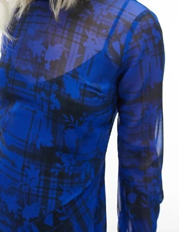 Rochie medie Top Shop, albastru