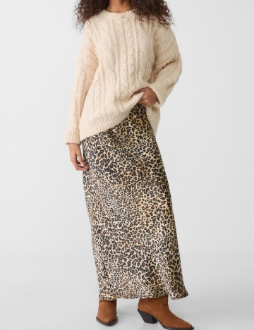 
						Fusta Stradivarius, animal print