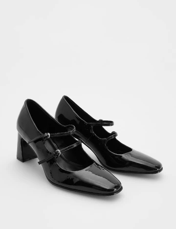 Pantofi Reserved, negru