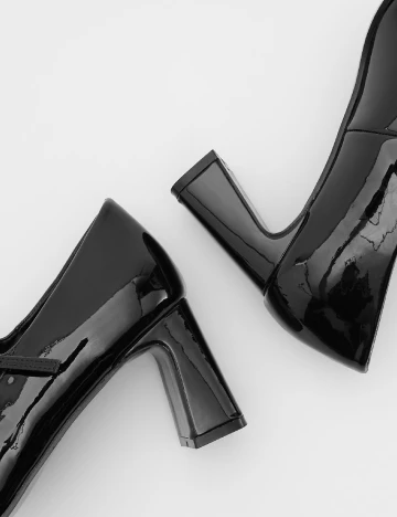 Pantofi Reserved, negru