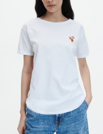 
						Tricou Reserved, alb
