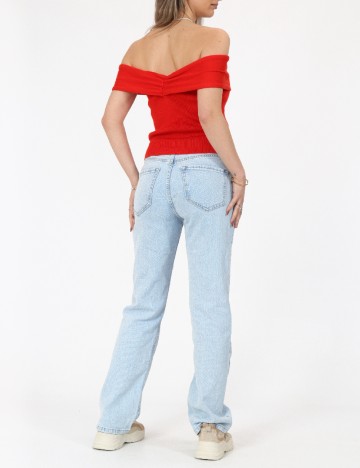 Top Vero Moda, rosu