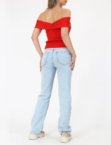 Top Vero Moda, rosu