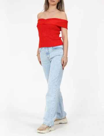 Top Vero Moda, rosu