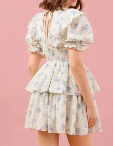 Rochie scurta SHEIN, crem Crem
