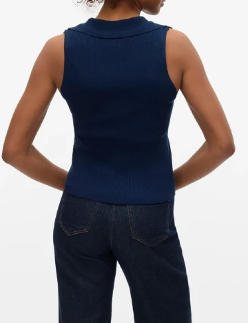 Top Vero Moda, bleumarin Albastru