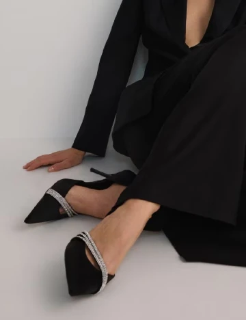 Pantofi Reserved, negru