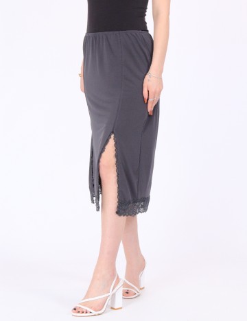 Fusta Vero Moda, gri