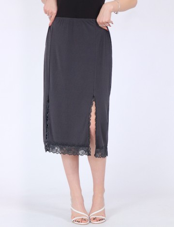 Fusta Vero Moda, gri